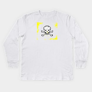 Toxic Hazard Symbol Kids Long Sleeve T-Shirt